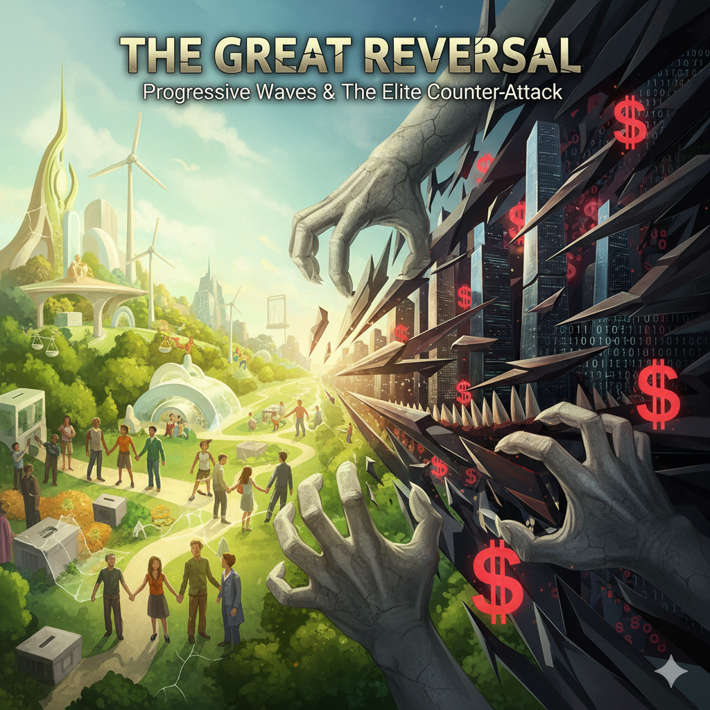 A utopian green world is threatened by steel and dollars